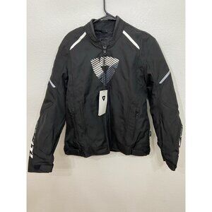 Revit Women's Sprint H20 Black Waterproof Motorcycle Jacket Size L NWT